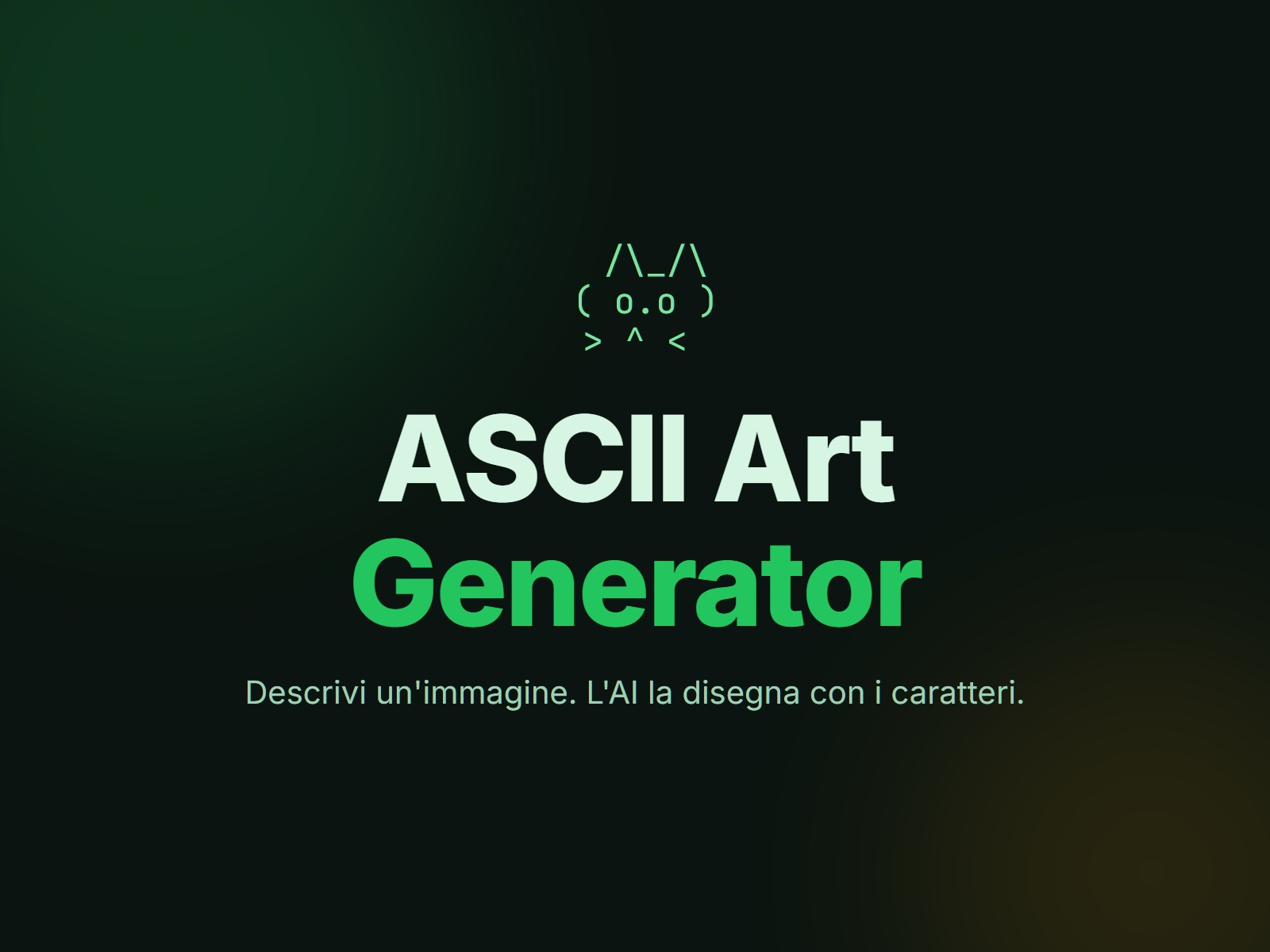 disegnatore ascii